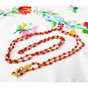 Henri Bendel Red Necklace